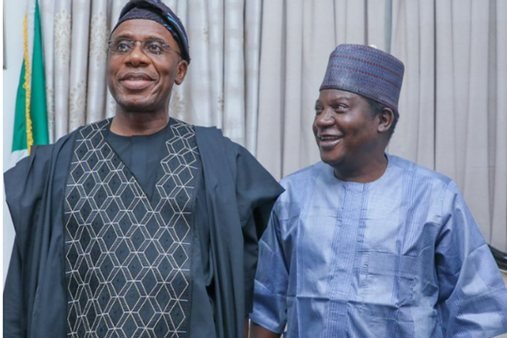 APC Presidential aspirant, Rotimi Amaechi and Governor Simon Lalong of Plateau State (Plateau state govt)