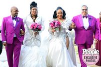 American veteran rapper and music executive Jemaine Dupri was Brat's best man for the ceremony.