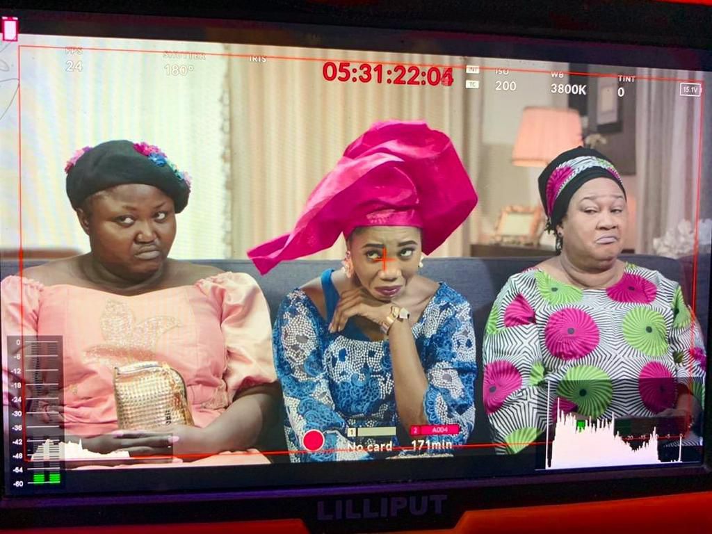 Cast of 'Progressive Tailors Club' directed by Biodun Stephen [Instagram/@niyi_akinmolayan]