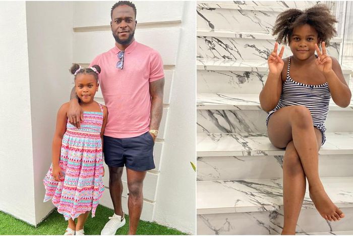 Victor Moses celebrated his daughters birthday