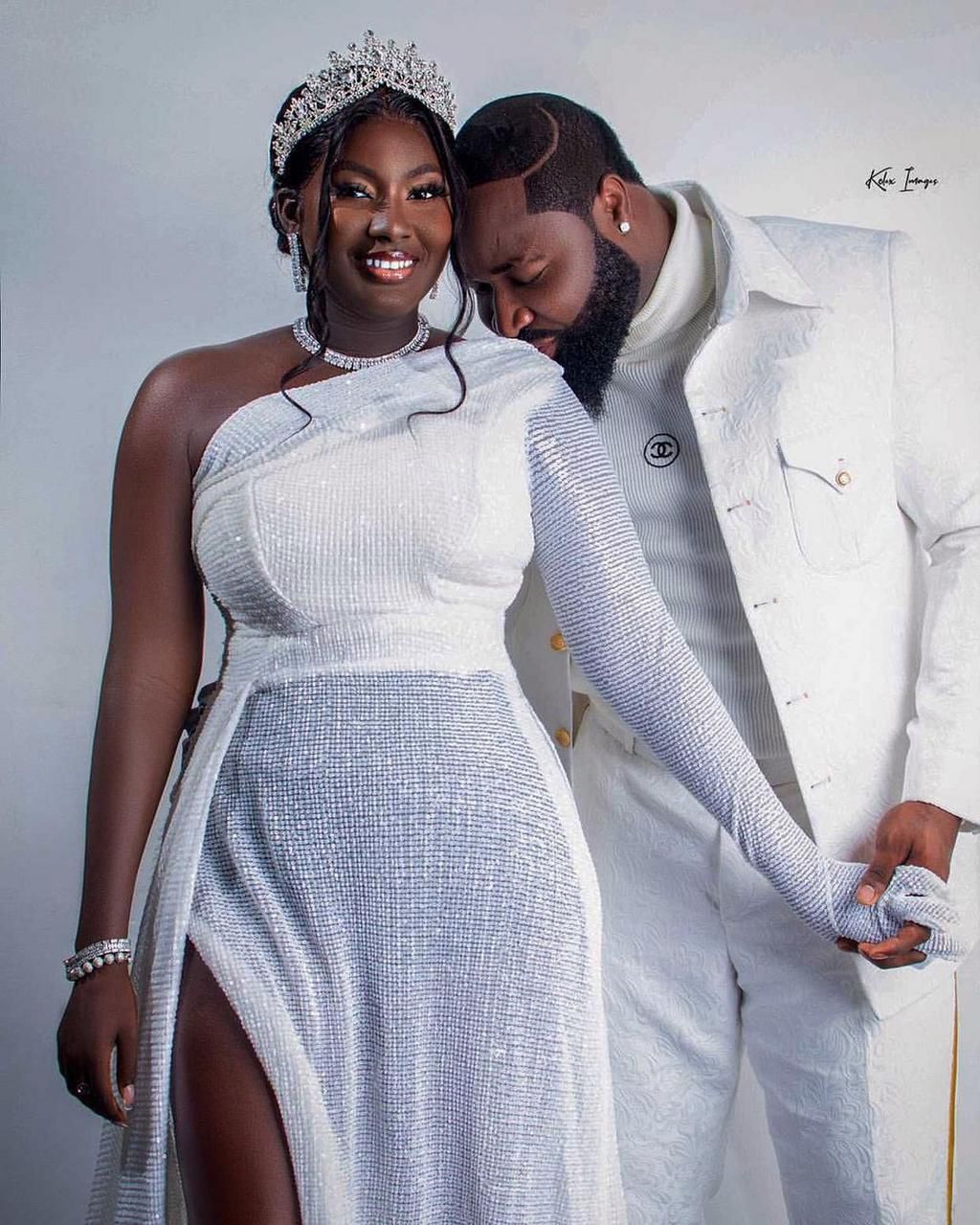Nigerian singer Harrysong and his soon to be wife Alexer Gopa. [Instagram/IamHarrysong]