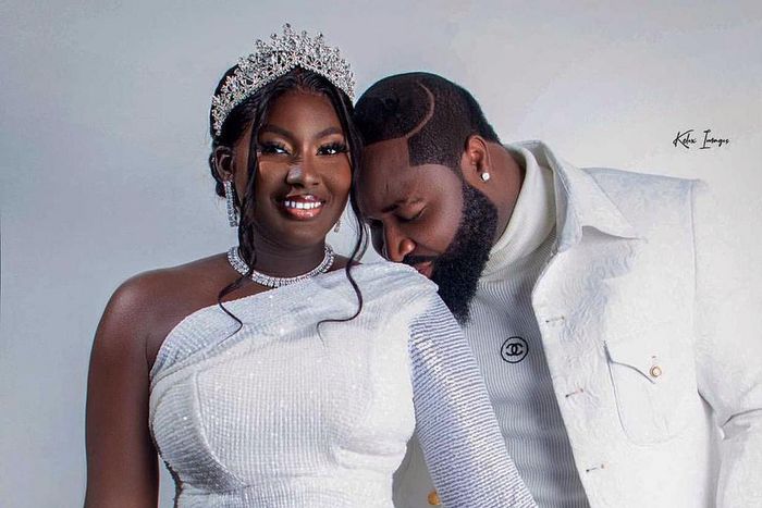 Nigerian singer Harrysong and his soon to be wife Alexer Gopa. [Instagram/IamHarrysong]