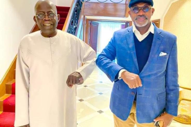 Governor Dapo Abiodun and APC National Leader, Asiwaju Bola Tinubu. [ThePunch]