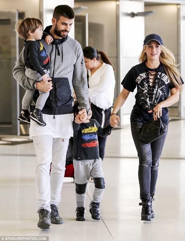 Gerad Pique and Shakira