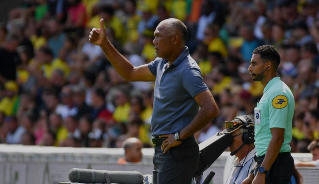 Antoine Kombouaré at Nantes 3-1 win over Toulouse