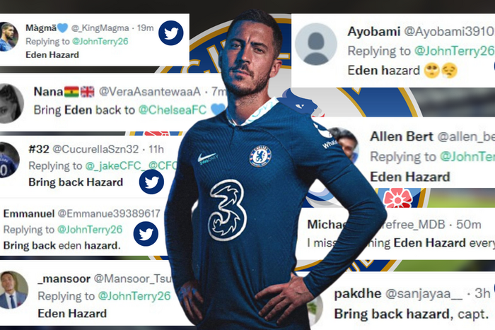 Chelsea fans want Eden Hazard back at the club this summer