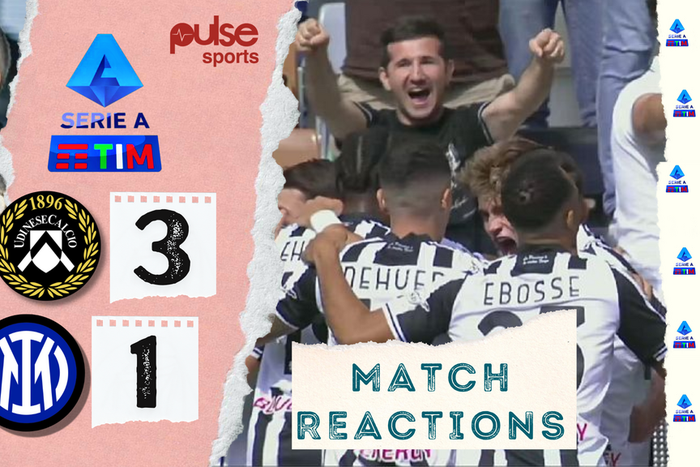 Inter Milan slumped to a shock 3-1 defeat away at Udinese on Saturday in Serie A