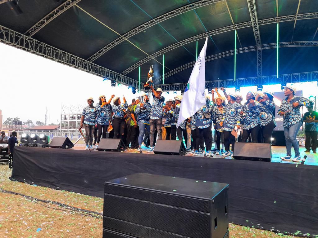 Uniport becomes the first school to lift the NUGA giant trophy.