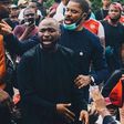 Nigerian artist, Davido joined the #EndSARS protests in Abuja (Fortune)