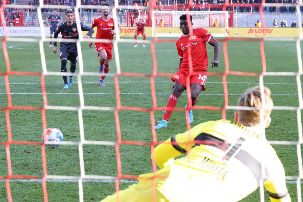 Awoniyi scores from the spot