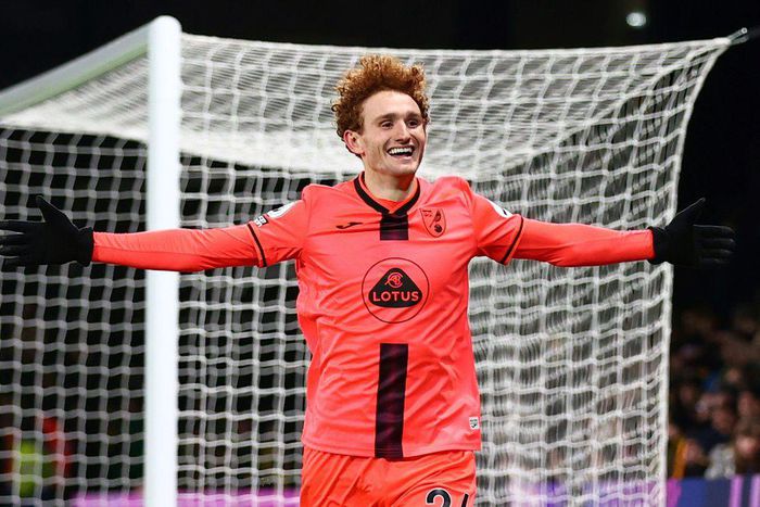 American dream: Josh Sargent scored his first two Premier League goals for Norwich