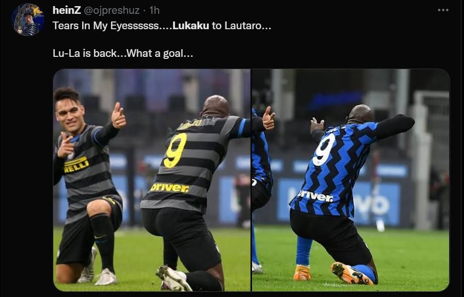 Reactions as Romelu Lukaku shines in Inter Milan's 3-0 win over Spezia