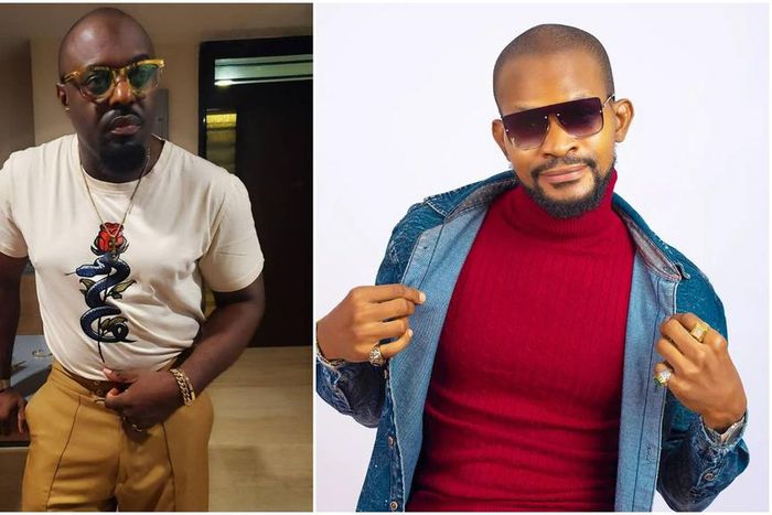 Nollywood actors Jim Iyke and Uche Maduagwu [Instagram/JimIyke] [Instagram/UcheMaduagwu]