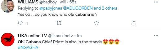 Obi Cubana gave money to the referee to help the Super Eagles of Nigeria defeat the Black Stars of Ghana