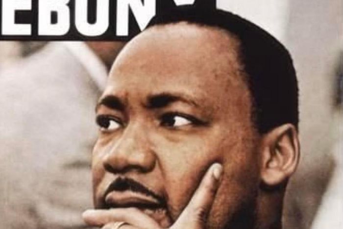 Martin Luther King Jr. on the cover of Ebony Magazine in 1968.