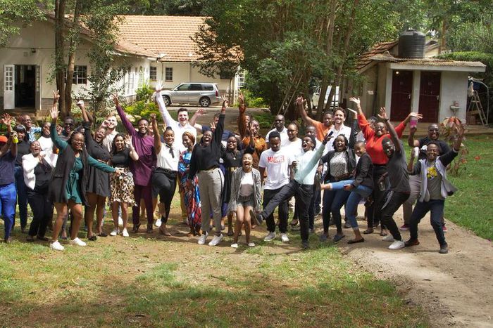 Pulse's leadership team with the Pulse Kenya team earlier this year.