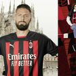 Ibrahimovic, Giroud model AC Milan new home jersey