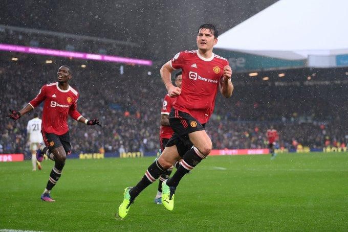 Harry Maguire scored Manchester United's first goal from a corner after 140 attempts this season in the Premier League.