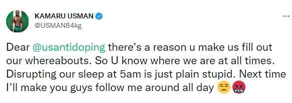Kamaru Usman (Twitter)
