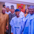 Some of the APC Chieftains that attended the dinner include Vice President Yemi Osinbajo, Senate President, Ahmed Lawan and former National Chairman of the party, John Odigie-Oyegun. (Twitter/@animolenikun)