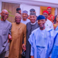 Some of the APC Chieftains that attended the dinner include Vice President Yemi Osinbajo, Senate President, Ahmed Lawan and former National Chairman of the party, John Odigie-Oyegun. (Twitter/@animolenikun)