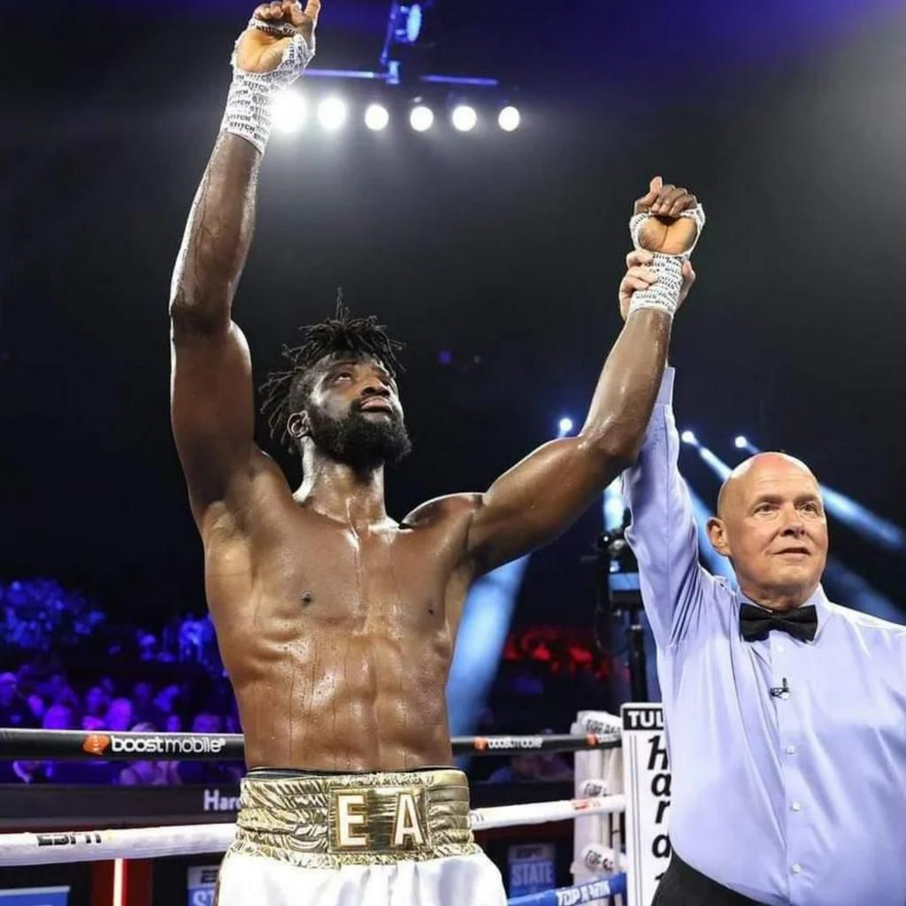 Efe Ajagba returns with knock out victory against Jozsef Darmos [Video]