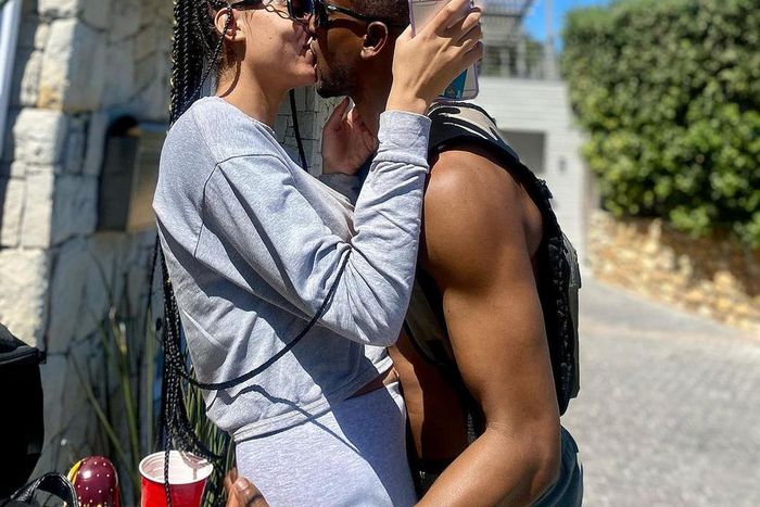 Former Big Brother Naija housemate Omashola and his fiancee [Instagram/Sholzy23]