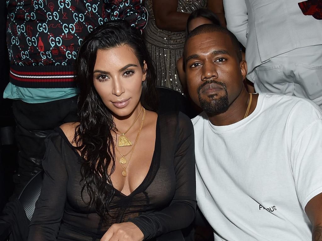 Kim Kardashian West and Kanye West.