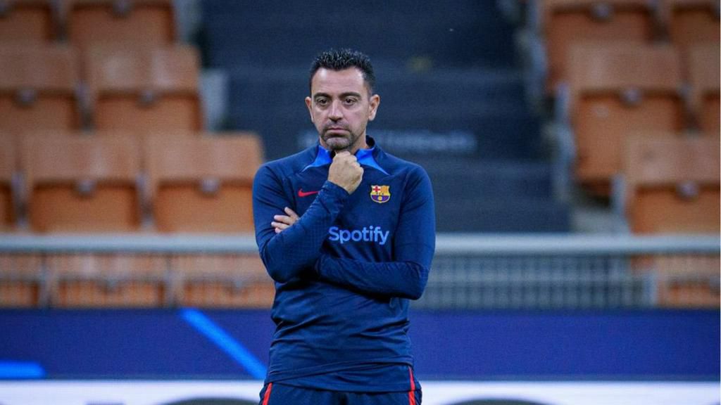 Xavi charges Barcelona to fight for 2nd place against Inter Milan
