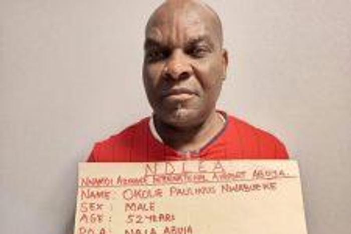 The suspect arrested by the NDLEA operatives