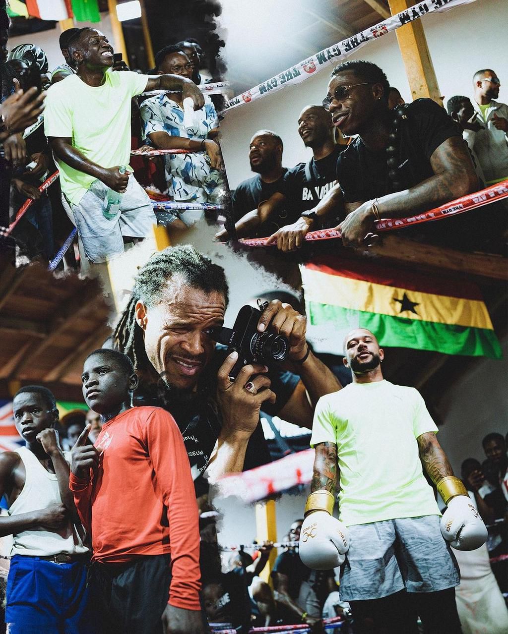 Depay gifts Ghanaian president Barcelona jersey