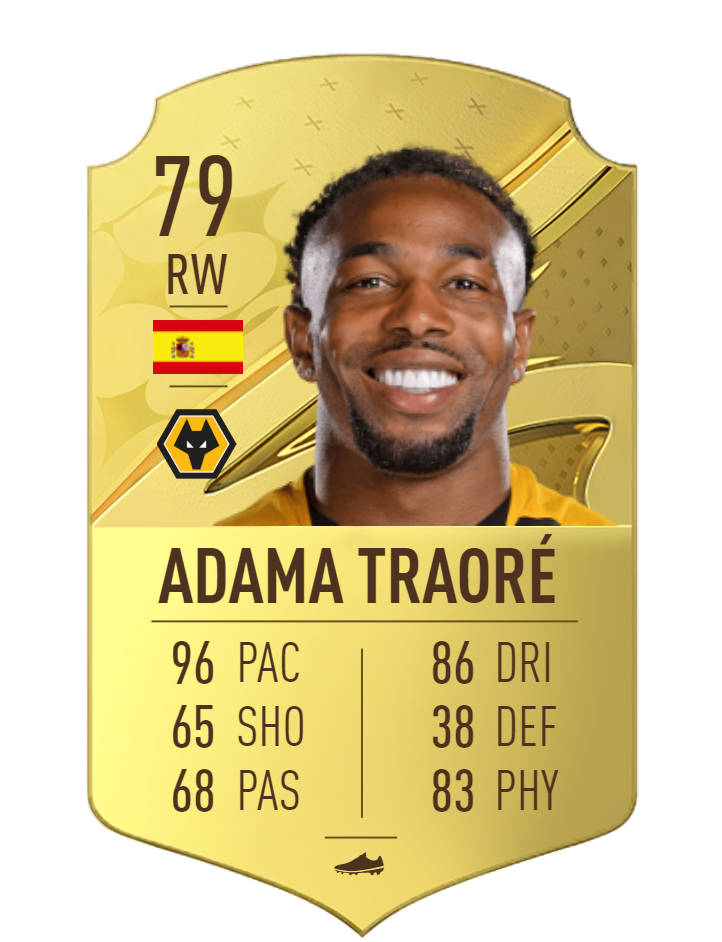 Adama Traoré FIFA 23 OVER