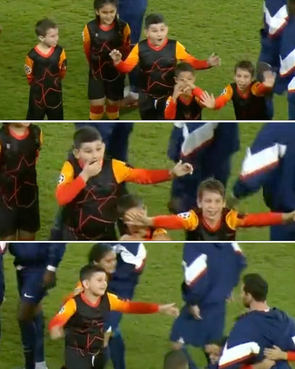 Kids' reaction to meeting Lionel Messi in Israel is priceless