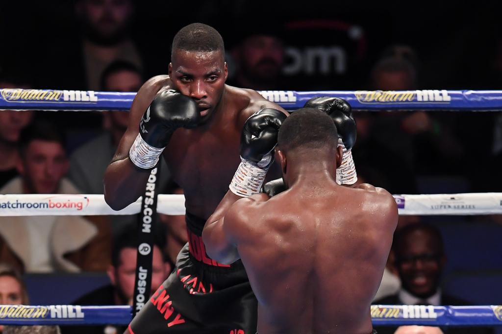Okolie repeatedly punished his last opponent in his last title defence