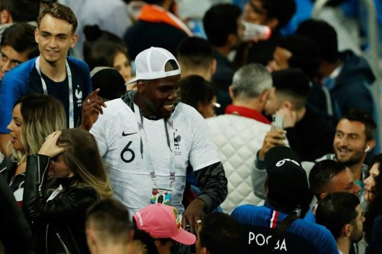 Mathias Pogba (C), the brother of Manchester United star Paul who helped France win the World Cup in Russia, is currently without a club after being turned down by a third division German club.