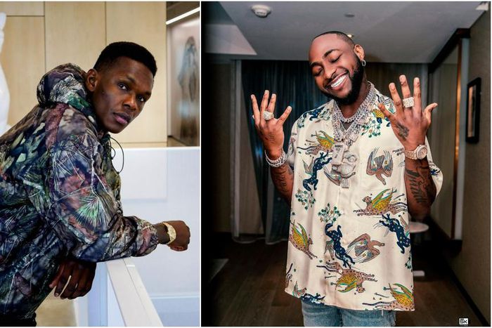 Israel Adesanya and Davido teamed up in London