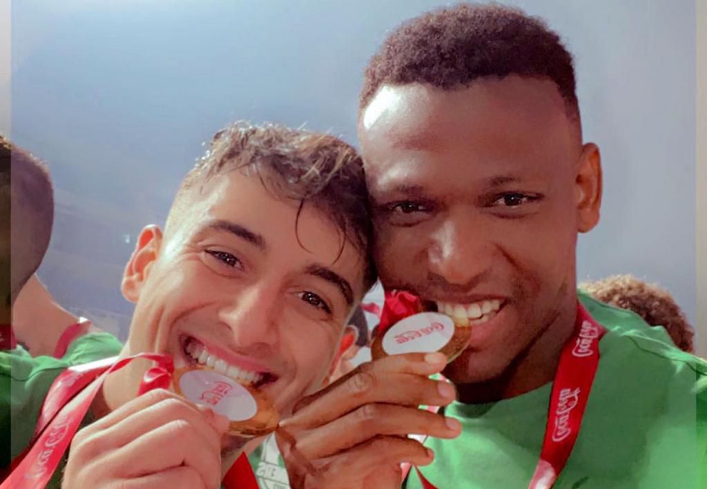 Shehu Abdullahi celebrates title with Omonia in Cyprus