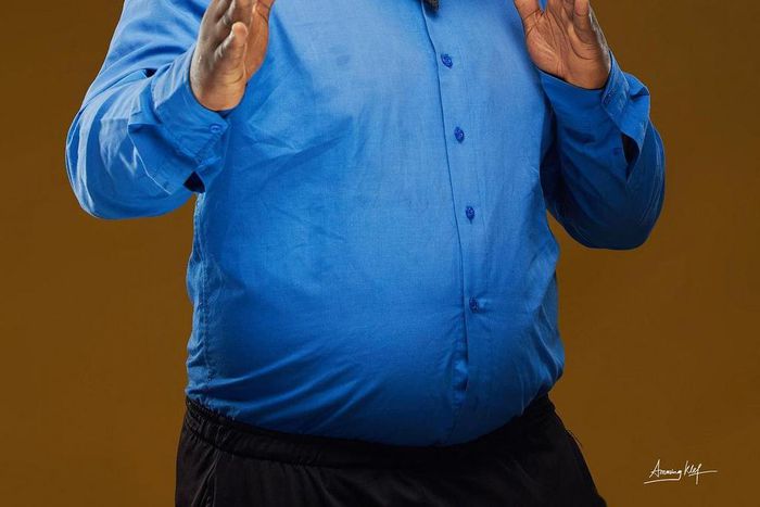 Sabinus in his signature pose [Instagram/Mrfunny]