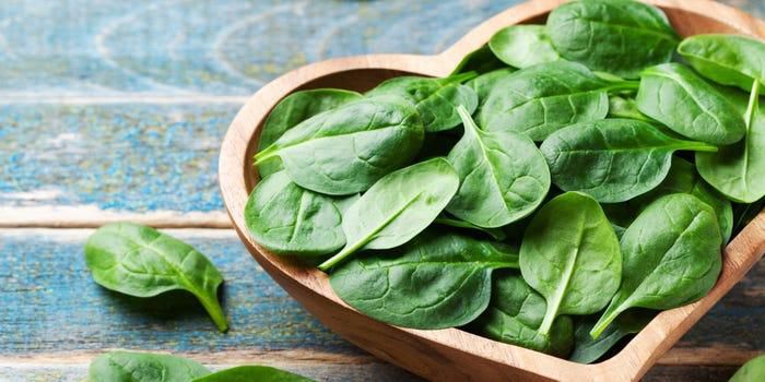 Spinach leaves
