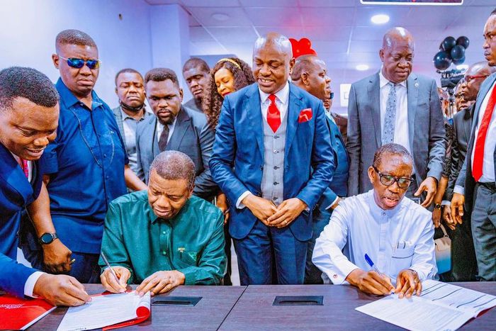 Gov Ifeanyi Okowa assured that Deltans and the State Government would partner with the bank. (DSG)