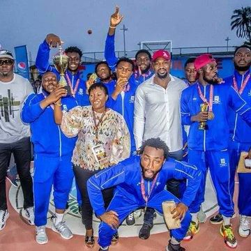 Mark Igoche with the Nile University of Nigeria, Abuja.