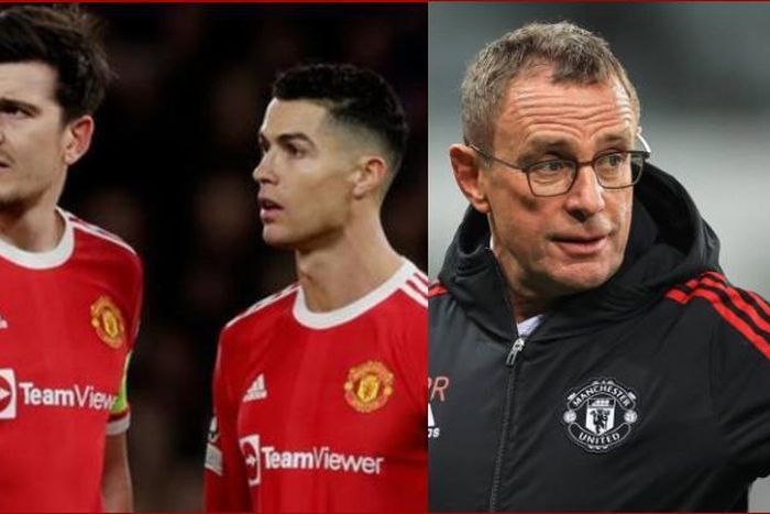 Ralf Rangnick told Ronaldo it was inappropriate to call for Maguire's demotion.