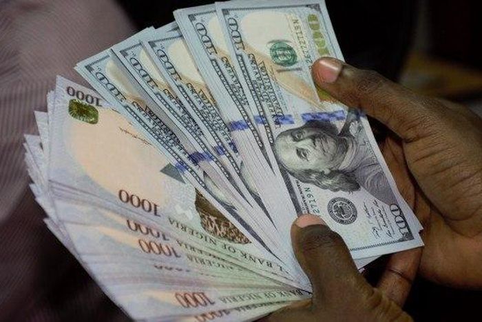 Nigerian naira and US dollar