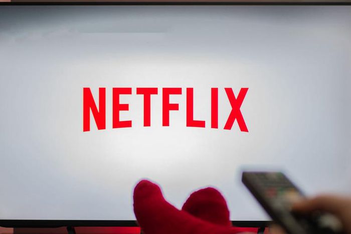 The Netflix TV app has a sidebar that you can use to log out.