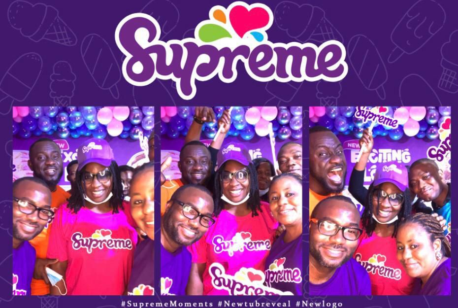 UAC Foods Limited employees at the Supreme ice-cream re-launch event