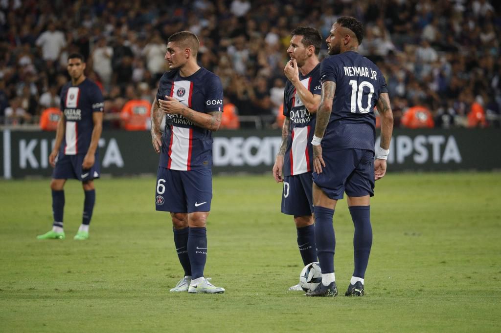 Neymar scored twice for PSG against Nantes