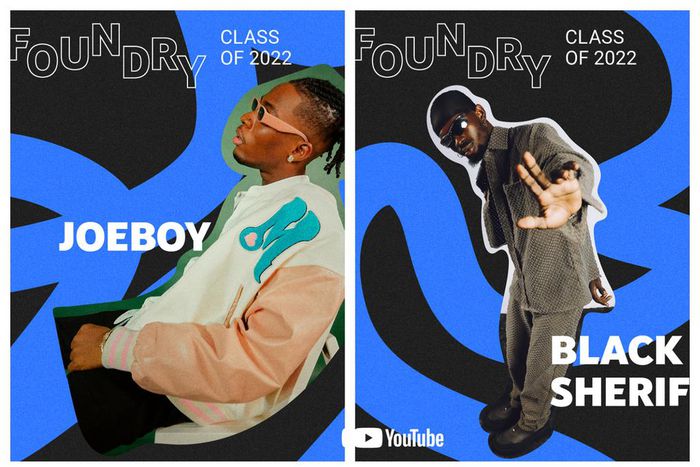 Joeboy and Black Sherif joins YouTube's global Foundry Class of 2022