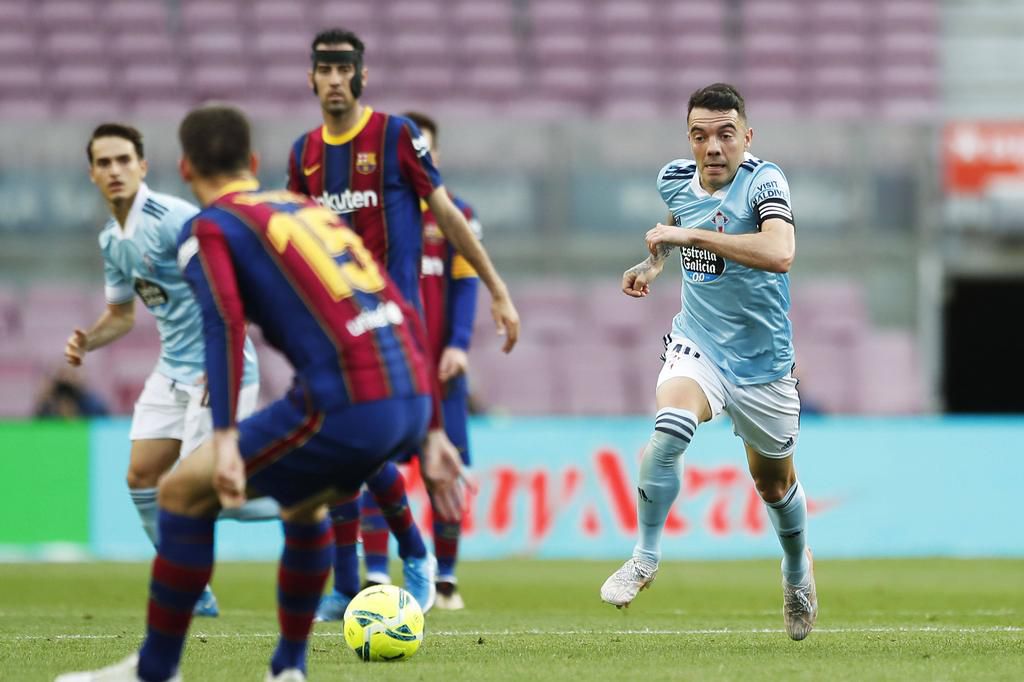 Spanish La Liga Santander match between FC Barcelona, Barca 1-2 Celta de Vigo at the Camp Nou stadium in Barcelona