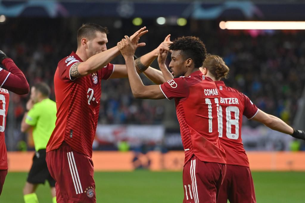 Kingsley Coman scored a 90th minute equalizer for Bayern Munich to salvage a draw in their Champions league first-leg tie against RB Salzburg