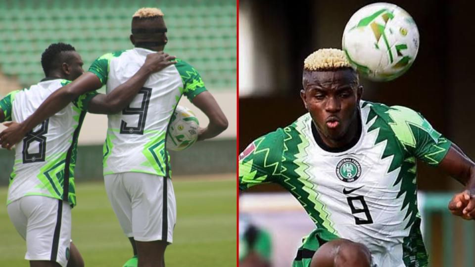 Victor Osimhen scored four goals as Nigeria thumped Sao Tome 10-0